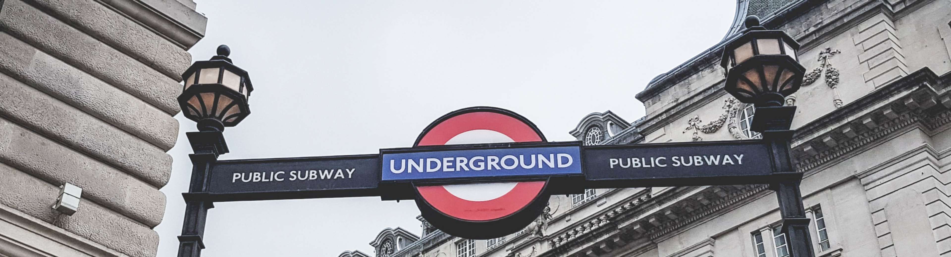 Tube station sign